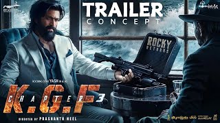 KGF Chapter 3  Concept Trailer HINDI  Yash  Raveena Tandon  NTR Prabhas Prashanth Neel 2025 [upl. by Ardnahs]