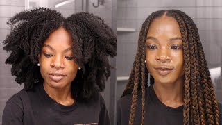 EASY WAY TO FINISH KNOTLESS BOX BRAIDSNO MORE PREPPING BRAID HAIR SLAYING IT WITH RAY‼️ [upl. by Eugen]