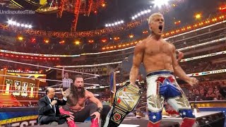 Cody Rhodes Wins Undisputed wwe Universal Championship  Roman Reigns Lost Undisputed Title [upl. by Eiliak377]