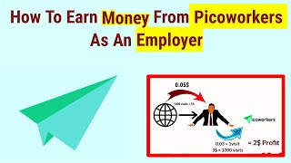 How To Earn Money From Picoworkers As An Employer  Mazhar Saeed [upl. by Ikoek]