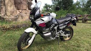 Honda Africa Twin XRV 750 RD07 model 1994 [upl. by Ahsinotna278]