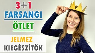 Farsangi ötletek  Jelmez kiegészítők  Manó kuckó [upl. by Eiramoj]