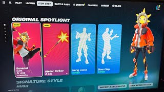 NEW SUNSPOT amp STELLAR STRIKER Fortnite Item Shop January 7th 2024 [upl. by Haran]