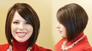 How to Cut a Stacked Aline  Aline Haircut Tutorial [upl. by Aitnom559]