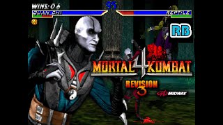 1997 60fps Mortal Kombat 4 Quan Chi Master23 ALL [upl. by Eerihs]