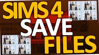 Sims 4  How to find amp delete or backup save files folder PC [upl. by Stratton]