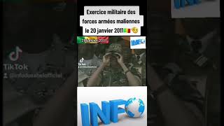 Exercice militaire des forces armées maliennes du 20 janvier 2011🇲🇱🇲🇱 fama views mali bamakomali [upl. by Sadler]