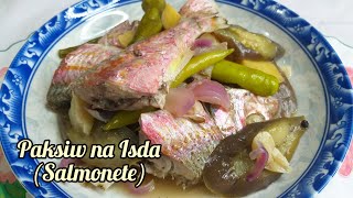 Paksiw na Isda  Salmonete easy recipe [upl. by Yrrol]