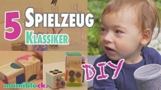 5 klassische Spielzeuge selber machen  DIY  mamiblock  Der Mami Blog [upl. by Valenta450]