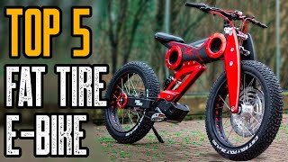 Top 5 Fat Tire Electric Bikes 2021  Best Fat Tire eBikes 2021 [upl. by Annirac]