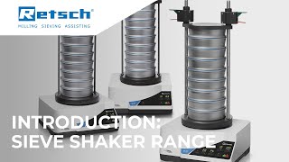 Sieve Shaker Range RETSCH sieveshaker laboratoryinstruments [upl. by Sucramaj]