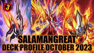 SALAMANGREAT DECK PROFILE OCTOBER 2023 YUGIOH [upl. by Nois]