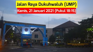 Jalan raya Dukuhwaluh Purwokerto UMP [upl. by Ahsinad175]