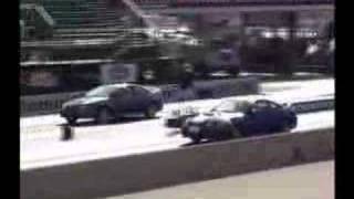 Kenne Bell Mustang Vs GTO Drag Race [upl. by Duvall804]