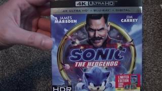 Sonic the Hedgehog 4K Ultra HD BluRay Unboxing [upl. by Puttergill]