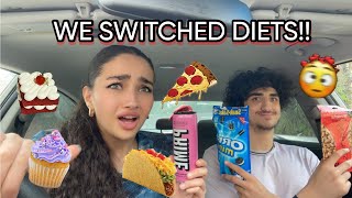 ME AND MY BROTHER SWITCHED DIETS FOR 24 HOURS [upl. by Isaacs9]