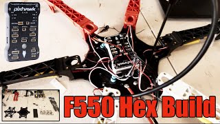 F550 Hexacopter Pixhawk Full Build and Maiden Flight  ELRS [upl. by Tate353]