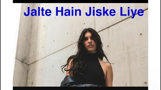 Jalte Hain Jiske Liye  Karaoke Version [upl. by Yesrej]