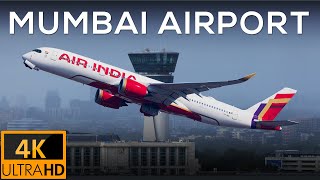 Mumbai Airport  Morning Plane Spotting 2024  MEGA Compilation 4K [upl. by Savdeep]