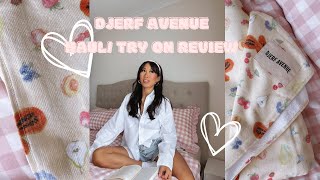 Djerf Avenue Haul quick review 🎧🦋🍒 [upl. by Coumas]