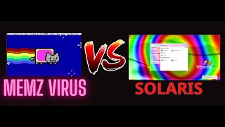 MEMZ Vs Solaris  Virus Trojan Demonstration [upl. by Airetnohs]