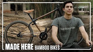 Bamboo Bikes Handmade In Mexico City  MADE HERE  Popular Mechanics [upl. by Gainor660]