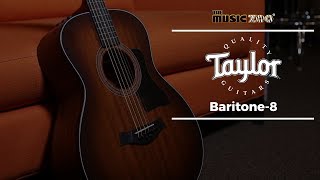 Taylor Baritone8 LTD Electric Acoustic Guitar At The Music Zoo [upl. by Ellenohs]