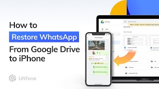 How to Restore WhatsApp Backup from Google Drive to iPhone [upl. by Bowie577]