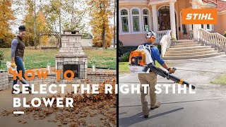 How to Select the Right STIHL Blower  STIHL Tips [upl. by Conte]