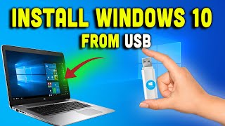 How to Install Windows 10 from USB in 2025 – StepbyStep Guide [upl. by Adanama]