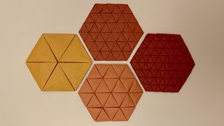 Origami Tutorial Triangle Twist Tessellation [upl. by Cho]