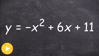 How do you convert from standard form to vertex form of a quadratic [upl. by Boar]