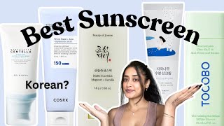 I Tried the Top 5 Korean Sunscreens and theyre worth the hype [upl. by Ilrahc]