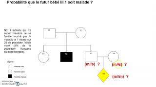 Risque de transmission dune maladie génétique la mucoviscidose [upl. by Buttaro303]