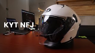 KYT NFJ Entry Level Helmet Dengan Fitur Lengkap [upl. by Mohun]