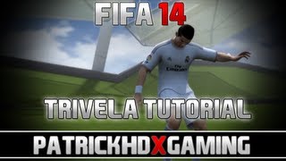 FIFA 14  Trivela Shot Tutorial  Outside Foot Shot  InDepth  Controls  by PatrickHDxGaming [upl. by Yemac]