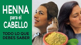 HENNA PARA EL CABELLO Preparación y aplicación [upl. by Ecirrehs]