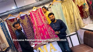 Exclusive Pakistani Designer Collection 2025  Fashion Trends You’ll Love [upl. by Aihsekyw809]