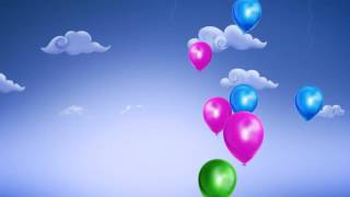 FONDO VIDEO BACKGROUND HD GRATIS FREE DÍA DE GLOBOS [upl. by Dean]