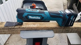 Multicortadora oscilante à bateria 12V Makita TM30DZ  REVIEW E TESTE [upl. by Gaye937]