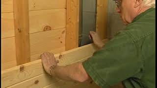 How to Install Knotty Pine Paneling [upl. by Nifled]