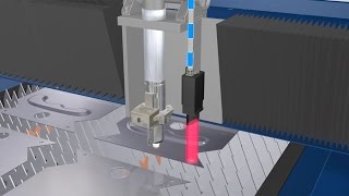 TRUMPF laser cutting How DetectLine works  Optical measuring system [upl. by Eidnas]