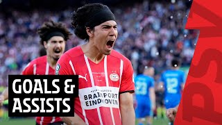 Érick Gutiérrez  ALL GOALS ⚽ amp ASSISTS 🅰 for PSV 🇲🇽 [upl. by Neiv]