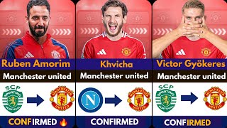 New CONFIRMED and RUMOUR Summer Transfers News 2024 🤪🔥 FT Amorim to United ✅️ Gyökeres To United⏳️ [upl. by Htide146]