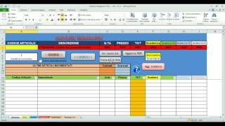 Tutorial Gestione Magazzino Excel v Full [upl. by Atiekram9]