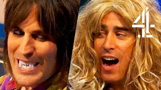 Noel Fielding amp Stephen Mangan ReEnact Twilight amp James Bond  8 Out Of 10 Cats Does Countdown [upl. by Arteid]