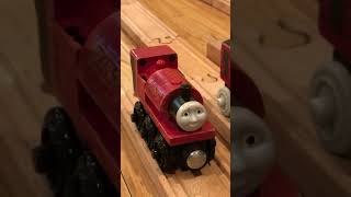 Thomas and Friends Wooden Railway  Rheneas and the Dinosaur 🦖 Remake [upl. by Ylrebmit]