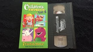 Opening amp Closing To Hit Entertainment Childrens Favorites Volume 2 2004 VHS [upl. by Katinka]