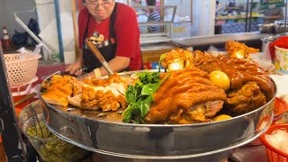 BANGKOK BTS Skytrain Udom Suk Station  Street Food [upl. by Ennasil645]