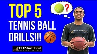 Top 5 SECRET Basketball Drills with a TENNIS BALL [upl. by Niwle246]